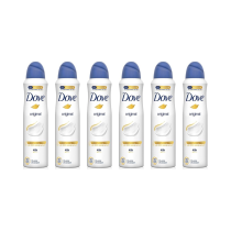 Dove Original Antiperspirant Deodorant Spray 150ml - Pack of 6
