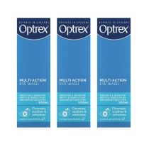 Optrex Multi Action Eye Wash for Irritated Eyes 100ml - Pack Of 3