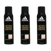 Adidas Victory League Deodorant Body Spray 150ml - Pack of 3
