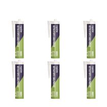 Rapide White Decorators Caulk Filler 260ml - Pack of 6