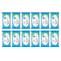 Little Heroes Toilet Training Flushable Baby Wipes 40 Wipes - Pack of 12
