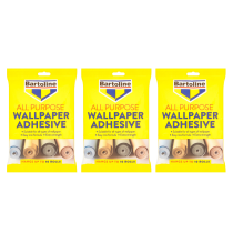 Bartoline All Purpose Adhesive Wallpaper 10 Rolls - Pack of 3