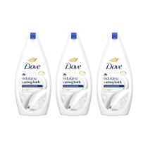 Dove Indulging Caring Bath Soak 450ml - Pack of 3