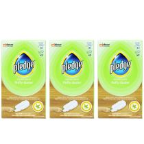 Pledge Fluffy Duster Starter Pack, 1 Handle & 2 Refills - Pack of 3