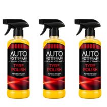 Auto Extreme Revives Tired Rubber Tyre Polish 720ml - Pack of 3