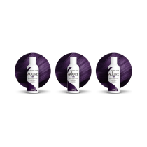 Adore Shining Semi Permanent Hair Colour 186 Rich Eggplant 118ml - Pack of 3