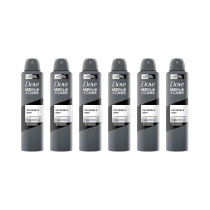 Dove Men+Care Invisible Dry Antiperspirant Deodorant Spray 150 ml - Pack of 6