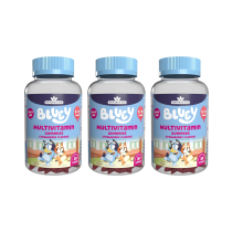 Natures Aid Bluey Kids Multivitamin Gummies for Children 30 Gummies - Pack of 3