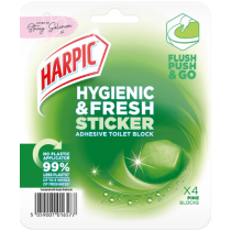 Harpic Hygienic Toilet Cleaner with Sticker 4 Count