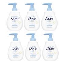 Dove Baby Head to Toe Wash Rich Moisture For Soft Skin 200 ML - Pack of 6