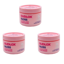 Gudlox Gloss Glycolic Acid Sulphate Free Hair Mask 300ml - Pack of 3
