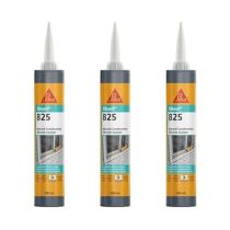 Sikasil 825 Silicone Sealant Brick Red Adhesion 380 ML - Pack of 3