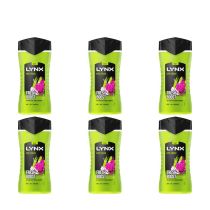 Lynx Epic Fresh 3-In-1 Shower Gel 225ml - Pack of 6