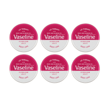 Vaseline Lip Therapy Rosy Lips with Rose and Almond Oils 20g - Pack of 6