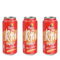 Rubicon Raw Peach & Apricot Energy Drink 500ml - Pack of 3
