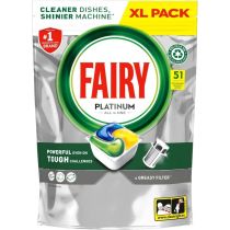 Fairy Platinum Lemon All In 1 Dishwasher 51 Pods