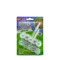 Max Flush 5 Forest Pine Toilet Rim Blocks Twin Pack 2x45g