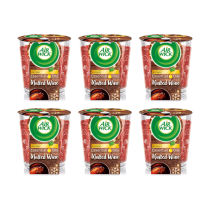 Air Wick Mulled Wine Scented Candle 105g - Pack of 6