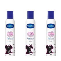 Vaseline Women Invisible Antiperspirant Deodorant Spray 250ml - Pack of 3