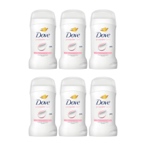 Dove Powder Soft Antiperspirant Deodorant Stick 50 ml - Pack of 6