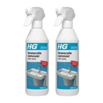 HG Limescale Remover Foam Spray Bathroom Descaler 500ml - Pack of 2