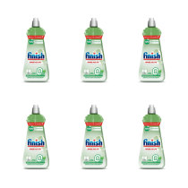 Finish Rinse Aid 0% Dishwasher 400ML - Pack of 6