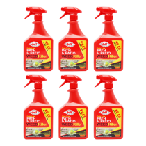 Doff Path & Patio Weedkiller Ready to Use Spray for Garden 1L - Pack of 6