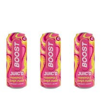 Boost Juic'd Pineapple & Guava Punch Energy Drink 500ml - Pack of 3
