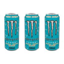 Monster Energy Drink Ultra Fiesta Mango 500 ML - Pack of 3