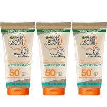 Garnier Ambre Solaire Water Resistant High Protection Sunscreen Lotion SPF50 175ml - Pack of 3