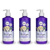 Pride & Groom 4-in-1 Dog Shampoo 500ml - Pack of 3