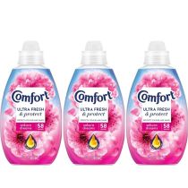Comfort Ultra Fresh & Protect Sakura Dreams Fabric Conditioner 58 Washes - Pack of 3