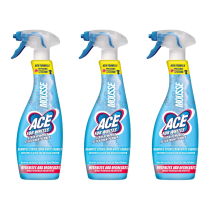 Ace Stain Remover for Whites Trigger Spray 700ml - Pack of 3