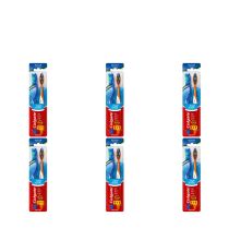 Colgate Triple Action Medium Toothbrush 1+1 Twin Pack - Pack of 6