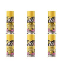 Auto Extreme Yellow Gloss Spray Paint 400ml - Pack of 6