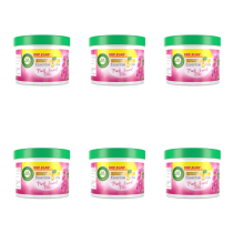Air Wick Pink Sweet Pea Room Freshener Scented Gel 70g - Pack of 6