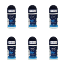 Nivea Men 72h Fresh Active Infinifresh Roll On Deodorant 50ml - Pack of 6