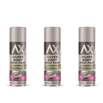 Auto Extreme Silver Body Spray Paint 250ml - Pack of 3