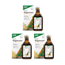 Salus Floradix Magnesium Liquid Mineral Supplement 250ml - Pack of 3