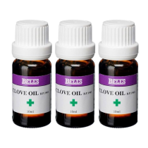 Bells Clove Oil Pure Essential Aromatherapy Pain Relief 10ML - Pack of 3