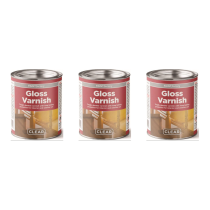 Paint Factory Colour It Tin Varnish Gloss 300ml - Pack of 3