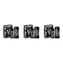 Lynx Black Duo Gift Set Body Wash and Body Spray 2 Pieces - Pack of 3