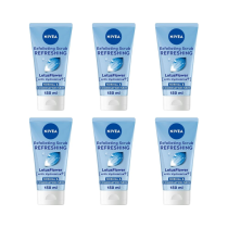 Nivea Refreshing Exfoliating Face Scrub 150ml - Pack of 6