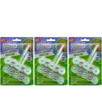 Max Flush 5 Forest Pine Toilet Rim Blocks Twin Pack 2x45g - Pack of 3