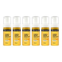 Neutrogena Clear and Soothe Mousse Cleanser 150 ML - Pack of 6