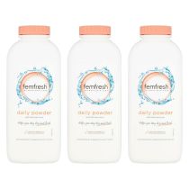 Femfresh Daily Powder with Delicate Scent For Intimate Skin Care 200g - Pack of 3