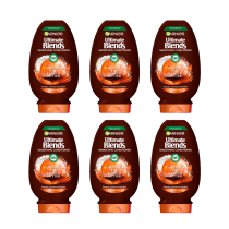 Garnier Ultimate Blends Coconut Oil & Cocoa Butter Conditioner 400ml - Pack of 6