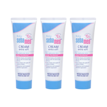 Sebamed Baby Cream Extra Soft 50ml tube on a clean nursery changing table