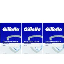 Gillette Revitalizing Sea Mist After Shave Splash 100ml - Pack of 3