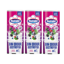 Neutradol Bin Odour Destroyer Berry Fusion Deodorising Powder 350g - Pack of 3